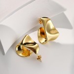 LOMISS BRINCO FOLHEADO A OURO 18K OVAL ONDULADO - Imagem 6