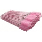 100 varinhas de rímel descartáveis, escovas de cílios de cerdas de nylon, extensor de sobrancelha, com alça de plástico ABS - Imagem 5