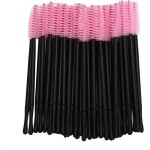 Escova de Cílios, Escova Descartável de Tamanho Portátil, Extensão de Cílios de Maquiagem (Rosa) - Imagem 5