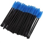 Escova de Cílios, Escova Descartável de Tamanho Portátil, Extensão de Cílios de Maquiagem (Azul)