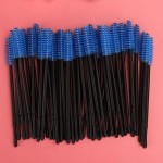 Escova de Cílios, Escova Descartável de Tamanho Portátil, Extensão de Cílios de Maquiagem (Azul) - Imagem 3