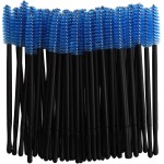 Escova de Cílios, Escova Descartável de Tamanho Portátil, Extensão de Cílios de Maquiagem (Azul) - Imagem 5