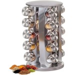 Porta Temperos Condimentos 20 Potes Giratorio Redondo Inox, Alira Home - Imagem 4