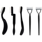 Pente de cílios, escova de cílios, separador de cílios, separador de maquiagem, modelador de cabelo, ferramenta cosmética de metal para beleza estilo 4, ferramenta - Imagem 8