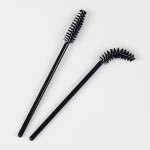 Yinhing Conjunto de Escova de Cílios, Mini Escova de Maquiagem Flexível Espiral Descartável para Extensão de Cílios e Sobrancelha, Com Curvatura Ajustável e Cerdas (BLACK) - Imagem 7