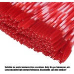 Escova de cílios, pincel de rímel, portátil, pequeno, prático para maquiagem diária, salão de beleza feminino (vermelho grande) - Imagem 6