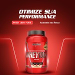 Proteína Concentrada IntegralmedicaWhey 100% Pure Baunilha 900g Pote - Imagem 2
