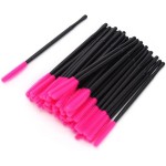 Yinhing Conjunto de Escova de Cílios 50 Pçs Aplicador de Cílios de Silicone para Maquiagem Portátil Ideal para Uso Doméstico Profissional Rosa Cor Vermelha (Rosa) - Imagem 6