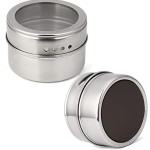 Porta Temperos Condimentos Aço Inox Magnético 6 Potes Triângulo CBRN12411 - Commerce Brasil - Imagem 9