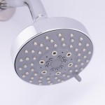 TKLA Ducha Redonda de Alta Vazão 5 Jatos Cor Cromada Chuveiro Externo Gas Aquecedor - Imagem 3