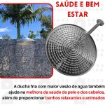 Ducha Cascata Chuveiro Piscina Chuveirão Alumínio 10 Pol - Imagem 4