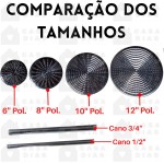 Ducha Cascata Chuveiro Piscina Chuveirão Alumínio 10 Pol - Imagem 8