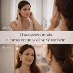 Brinco Argola Coração Dourado - Chunky, Feminino em Cobre Banhado a Ouro, Leve, Elegante e Confortável para Uso Diário - Imagem 6