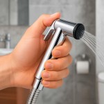 Ducha Higiênica de Metal Inox 304 com Gatilho + Mangueira Flexível 1,5m Conexão 1/2" Banheiro Bidê Spray Pressurizado Antivazamento - Imagem 4