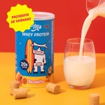 Whey Concentrado, Mais Mu, Sabor Paçoquita, 20g de proteína - 450g - Imagem 3