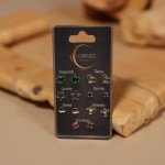 Kit Semaninha com 7 Pares de Brincos Sortidos Banhados A Ouro | Design Delicado para Cada Dia da Semana - Lunnanel Semijoias - Imagem 5