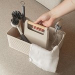 Ou Organizador Multiuso 8L Bege Linha Flow - Imagem 4