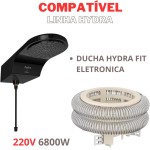 Resistência para Chuveiro Compatível Ducha Hydra Fit Eletrônica 6800w 220v, 32A - Imagem 4