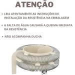 Resistência para Chuveiro Compatível Ducha Hydra Fit Eletrônica 6800w 220v, 32A - Imagem 8