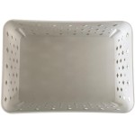 Kit 10 Cestos Multiuso Organizador Empilhável Gaveta 19x14x6 Cor:Branco - Imagem 8