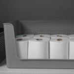 Ou Cesto Organizador Multiuso com abertura frontal 16L Bege Linha Flow - Imagem 4