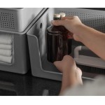 Ou Cesto Organizador Multiuso com abertura frontal 16L Bege Linha Flow - Imagem 7