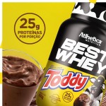 Atlhetica Nutrition Best Whey Achocolatado Toddy Athletica Nutrition 900G. - Imagem 3