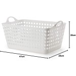 Cesto Retangular Flexível, 22L, Branco, Arthi - Imagem 5