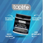Máscara Capilar Matizadora Black Platinum Toplife Profissional 500g - Imagem 3