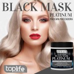 Máscara Capilar Matizadora Black Platinum Toplife Profissional 500g - Imagem 6