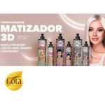 GOTA DOURADA CONDICIONADOR MATIZADOR 3D GRAFITE 120ML - Imagem 3