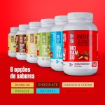 Whey Protein 100% Concentrado Morango 900g 3VS Nutrition · Proteína Pura · 18g por Porção · 30 doses · Sem Açúcar - Imagem 6