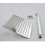 Ducha Chuveiro Slim Inox 304 20x20 Com Braço 36 Cm - Imagem 2