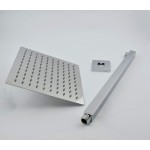 Ducha Chuveiro Slim Inox 304 20x20 Com Braço 36 Cm - Imagem 3