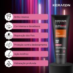 Keraton, Máscara matizadora hidratante, Trata e colore, Para cabelo castanho claro, louro, acobreado e ruivo, Shine Mask, 250g, Cobre - Imagem 4