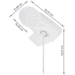 Ducha Top Jet Turbo Eletrônico 220V 6800W, Lorenzetti, 7541512, Branco, Pequeno - Imagem 5