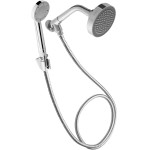 DUCHA FRIA 4" REDONDA COM DESVIADOR METAL E MANGUEIRA 1,8 METROS CROMADA - FAME - Imagem 3