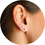 Trio de brincos de bolinha 3mm 4mm e 5mm em aço cirúrgico - Imagem 4