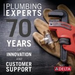 Delta Faucet Kit de acabamento para chuveiro Trinsic Série 17 com cabeça de chuveiro H2Okinetic de pulverização única, cromado T17259 (válvula não incluída) - Imagem 8