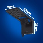 LORENZETTI Chuveiro Acqua duo ultra 7800W, Matte Black - 220V - Imagem 2