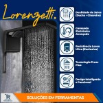 LORENZETTI Chuveiro Acqua duo ultra 7800W, Matte Black - 220V - Imagem 4