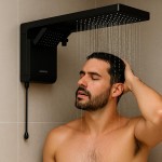 LORENZETTI Chuveiro Acqua duo ultra 7800W, Matte Black - 220V - Imagem 6
