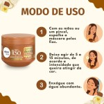 Máscara Salon Line Meu Liso Matizador Chocolate 300g - Imagem 6