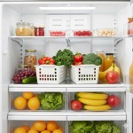 Kit 2 Cestos Organizadores Brancos para Geladeira Despensa e Armário Plástico Resistente - Imagem 3