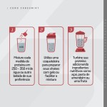 DUX HUMAN HEALTH Whey Protein Concentrado Refil 1.8kg Chocolate Branco – 20g de Proteína e BCAAs por Porção - Imagem 5