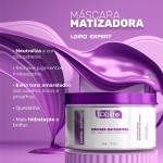 Máscara Matizadora Loiros e Grisalhos Loiro Expert Toplife Profissional 300g - Imagem 2