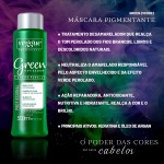 Máscara Capilar Matizadora Green (Verde) Efeito Perolado 500ml - Imagem 2