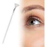 shamjina Ventilador escova de rímel escova de cílios ferramenta de maquiagem, escova de sobrancelha de cílios escova de cílios suave para meninas profissionais - Imagem 7