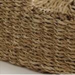 Conjunto de 3 Cestos Decorativos em Alga Marinha Natural, Rústico, para Quarto, Sala e Banheiro, Artesanal, Organizadores - Imagem 3