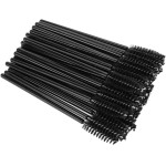 Dioche Escovas de Cílios Descartáveis ​​50pcs Varinhas de Rímel Dobráveis ​​seguras de para Maquiadores Profissionais e Uso Doméstico Preto Azul Rosa Vermelho Rosa (Preta) - Imagem 4